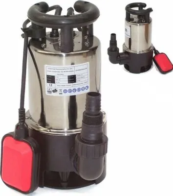 Produktbild von Edelstahl Schmutzwasser Tauchpumpe 400W Schmutzwasserpumpe 44328 Gartenpumpe Pumpe