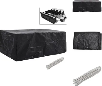 Produktbild von vidaXL Gartenmöbel-Abdeckung 8 Ösen 229x113x73 cm - Gartenmöbel-Schutzhüllen