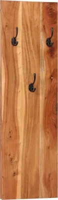 Immagine prodotto di Appendiabiti a Parete 2 pz 36x3x110cm Legno Massello di Acacia