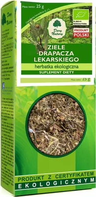 HERBATKA ZIELE DRAPACZA LEKARSKIEGO BIO 25 g - DARY NATURY