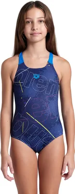 Produktbild von Arena GALACTIC SWIMSUIT NAVY-BLUE RIVER 128