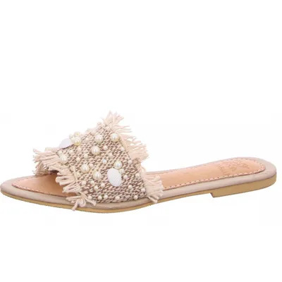 Produktbild von BaliBali Fringshell Pantolette Metallic