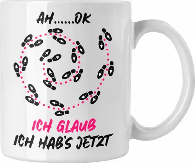 Produktbild von Trendation - Tänzer Tänzerin Tasse Geschenk Sprüche Männer Frauen Tanzlehrer Geschenkidee (Weiß)