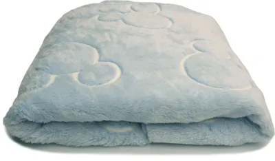 Image de Peluche Minky phosphorescente, souris sur fond bleu 50 x 160 cm