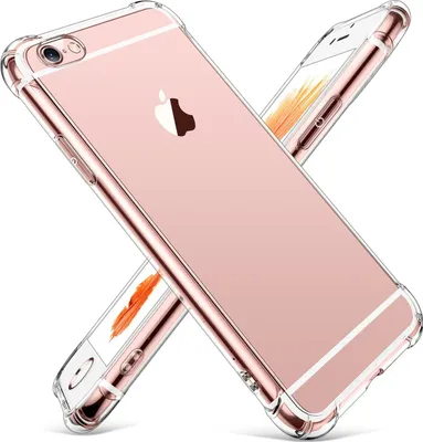 Obrázok produktu pre Puzdro pre Apple iPhone 6/6S, priehľadné ochranné puzdro, pevné, odolné