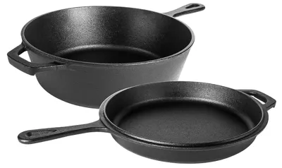 Image de Casserole en fonte émaillée, préchauffée