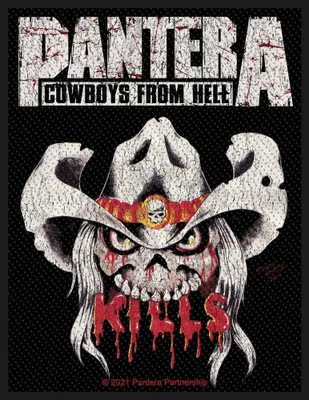 Obrázek produktu pro Pantera - Nášivka "Kills" - polyester RO4765 (One Size) (Black/White)