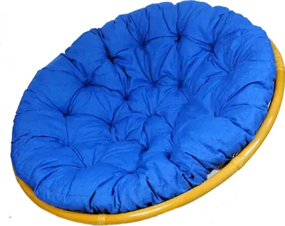 Produktbild von Polster, Kissen, Auflage, Ersatzpolster für Rattan Papasansessel, Stoff Uni Living 235 D 120 cm