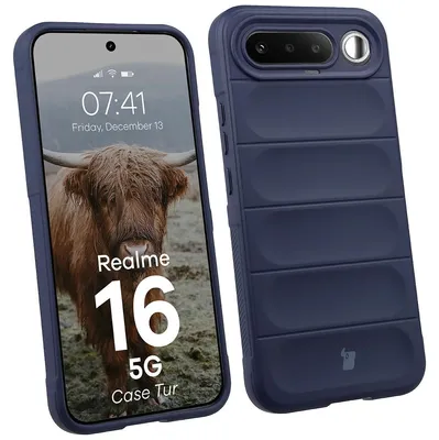 Produktbild von Robuste Handyhülle für Realme 16 5G, Bizon Case Tur, Dunkelblau