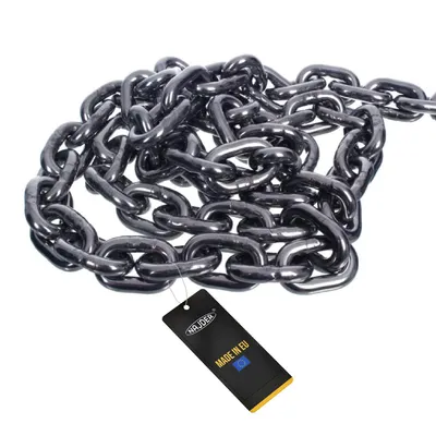 Produktbild von NAJDER Edelstahlkette 10m, Edelstahl Ketten, Sicherungskette, Kette Hängesessel, Absperrketten, Max 440kg, 3mm x 10m, DIN 766, Dicke 3mm, Edelstahl A4, Inox, AISI 316,