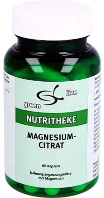 Produktbild von Green Line Nutritheke Magnesiumcitrat Kapseln, 60 St. Kapseln