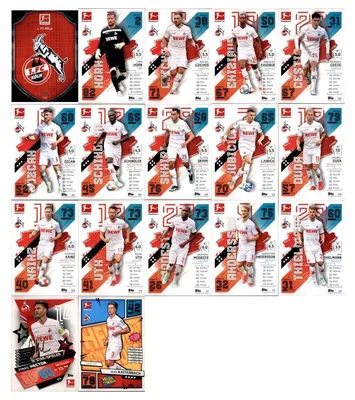 Produktbild von Topps Match Attax - 2021/22 - Mannschaftspaket - 1. FC KÖLN