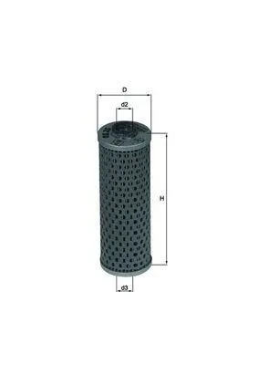 Produktbild von Ölfilter MAHLE OX 35 Filtereinsatz