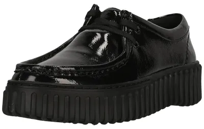 Immagine prodotto di Clarks TORHILL BEE scarpe da donna - scarpe da ginnastica comode e stringate nere NUOVO