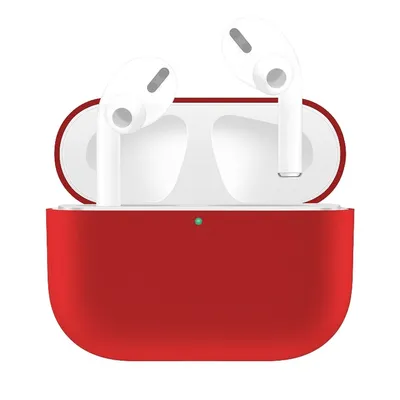Produktbild von König Design Hülle kompatibel mit Apple AirPods Pro Kunststoff Full Cover Handyhülle - Case Rot