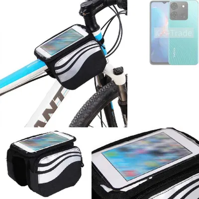 Produktbild von K-S-Trade Rahmentasche Fahrrad-Halterung kompatibel mit Infinix Smart 7 (X6517) Rahmenhalterung Fahrrad Handyhalterung Fahrradtasche Handy Smartphone