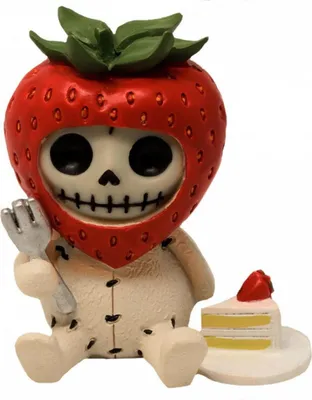 Produktbild von Kleine Strawberry Furrybones Figur - Skelettfigur als Sammelfigur