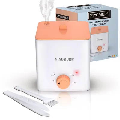 Menstruationsbecher-Reiniger 2-in-1, Dampf- und Kochmodus, Timer, grün
