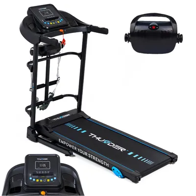 Immagine prodotto di Tapis roulant Thunder G8000-D 110 cm x 40 cm  12,8 km/h FitShow pieghevole Altoparlante Bluetooth Ruote di trasporto Massaggiatore
