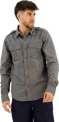 Produktbild von Brandit Vintage Langarmhemd Grau S Herren Grau S