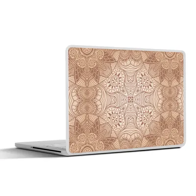 Produktbild von MuchoWow® Laptop Aufkleber Sticker Cover Henna - Mandala - Schablonen 30x21 cm - Sticker für Laptop - Selbstklebend