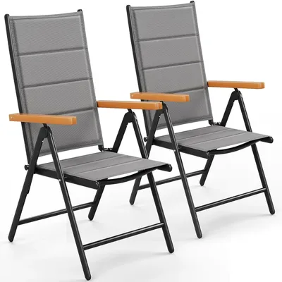 Produktbild von Gartenstühle – Balkonstühle – Klappstühle – 7-fach verstellbare Rückenlehne