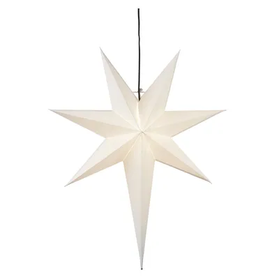 Produktbild von Papierstern 'Frozen', ohne Lochung, weiß, E14,55cm
