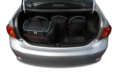 Produktbild von Toyota Corolla Limousine 2007-2014 Kofferraumtaschen Set 5 Stk