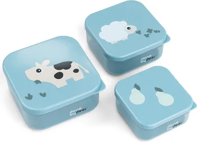 Obrázok produktu pre Done by Deer 1256872, Box, Štvorec, Modrá, Polypropylén (PP), 70 °C, Polyetylen