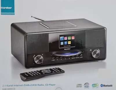 Produktbild von Karcher DAB 9000CDI CD-Kompaktanlage, 1 Lautsprecher, Internetradio, CD, MP3, WLAN, USB, UPnP, Bluetooth