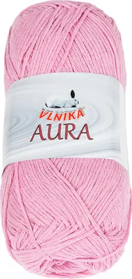 Zdjęcie produktu dla Przędza AURA - 100 g / 170 m - różowa