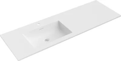 Immagine prodotto di Mexen Otis lavabo incassato a sinistra 141 x 46,5 cm, bianco opaco - 25181401L