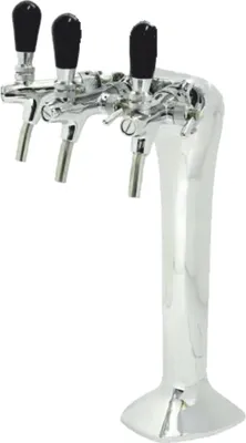 Produktbild von BieTal® Wasser Sprudelwasser Schanksäule Zapfsäule 3-leitig Cobra Classic Chrom
