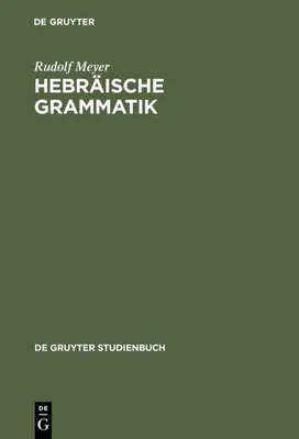 Produktbild von Hebräische Grammatik