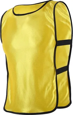 Zdjęcie produktu dla Kamizelka sportowa dla dzieci, oddychająca kamizelka do biegania, piłki nożnej i treningu, lekka kamizelka outdoorowa dla chłopców i dziewcząt, żółta