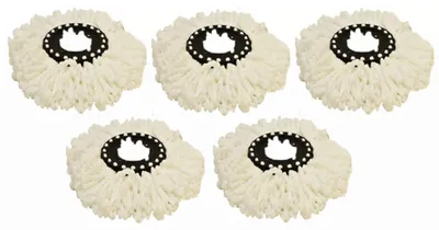 Drehende Wischköpfe, 5er-Pack (390 Tücher), Mikrofaser
