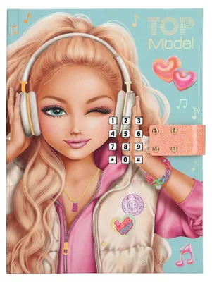 Produktbild von TopModel TOPModel Geheimcode Tagebuch mit Sound MUSIC