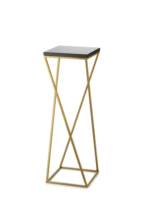 Obrázek produktu pro Howhomely Flower Stand Gold MDF 70 cm - kvìtinová stolice, kvìtinový sloupec moderní
