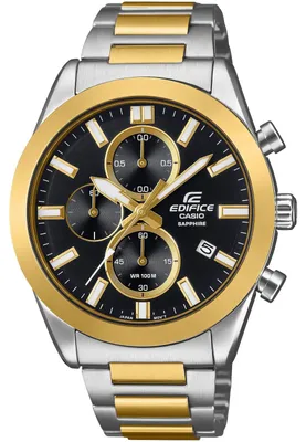 Image de CASIO Edifice Hommes Argent-Or Casio-EFB-710SG-1AVUEF