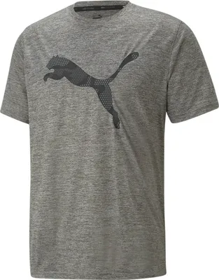 Produktbild von PUMA Train Favorite Heather Cat Trainingsshirt Herren medium gray heather/aop cat S