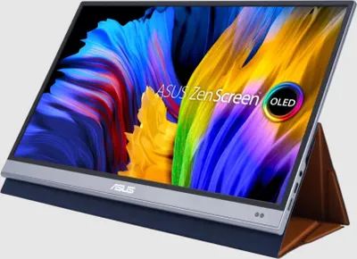 Obrázek produktu pro ASUS ZenScreen OLED MQ16AH, 39,6 cm (15.6"), 1920 x 1080 px, Full HD, OLED, 1 ms, Šedá