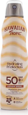 Image de Hawaiian Tropic Hydrating Protection Lotion Spray SPF 50 220 ml