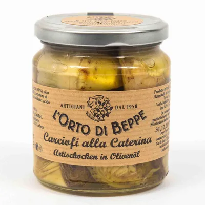 Produktbild von Carciofi alla Caterina Artischocken 314 ml. - L'Orto di Beppe