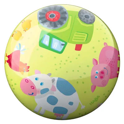 Immagine prodotto di HABA Kleinkindwelt palla di plastica animali della fattoria 23 cm Ø palla da gioco 2012745001