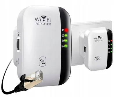 Obrázok produktu pre WLAN opakovač 300 Mbit/s, zosilňovač Wi-Fi 2,4 GHz s LAN portom