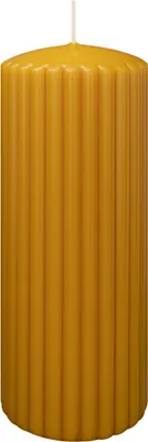 Produktbild von Rillen Kerzen Natur 200 x Ø 80 mm, 4 Stück