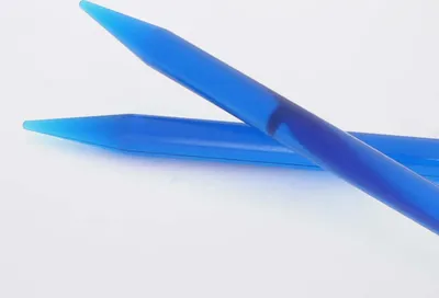 Obrázek produktu pro vyměnitelné kruhové pletací jehlice TRENDZ 6,50 mm 13 cm modré 2 ks