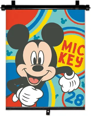 Obrázek produktu pro Stahovací sluneční clona do auta Disney Minnie Mouse – snadná instalace