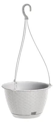 Produktbild von Prosperplast 3.4l Ratolla Round W Collection 21.7x21.7x14.2 Cm Blumentopf Silber Silber One Size