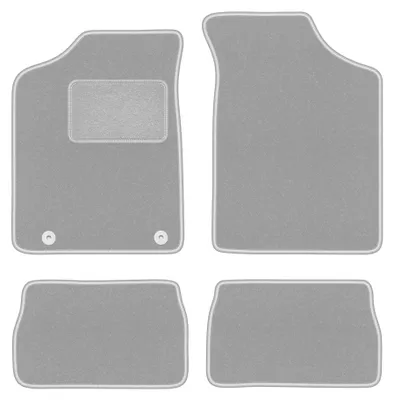 Immagine prodotto di Tappetini in moquette per Peugeot 106 1991-2003 (hatchback) – set 4 pezzi, grigi, su misura – Wielganizator OSLO